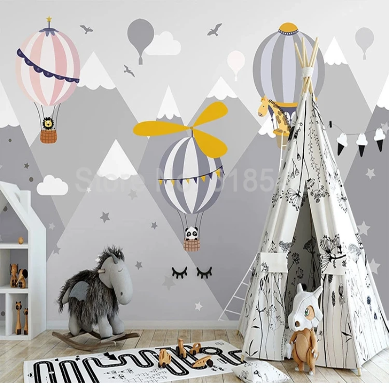 3D Wallpaper Happy Ballooms Daycare